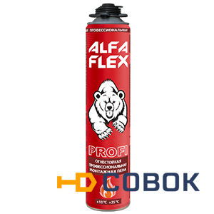 Фото Пена пистолетная "ALFA flex profi" огнестойкая