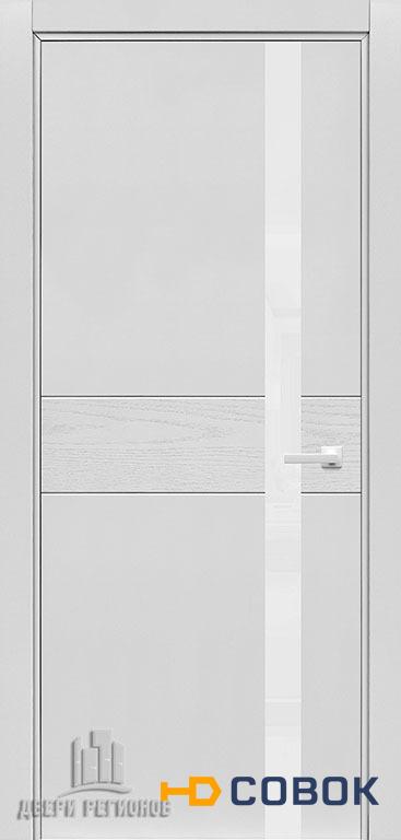 Фото Дверь межкомнатная S2 Белое стекло