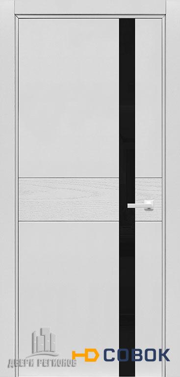 Фото Дверь межкомнатная S2 Черное стекло