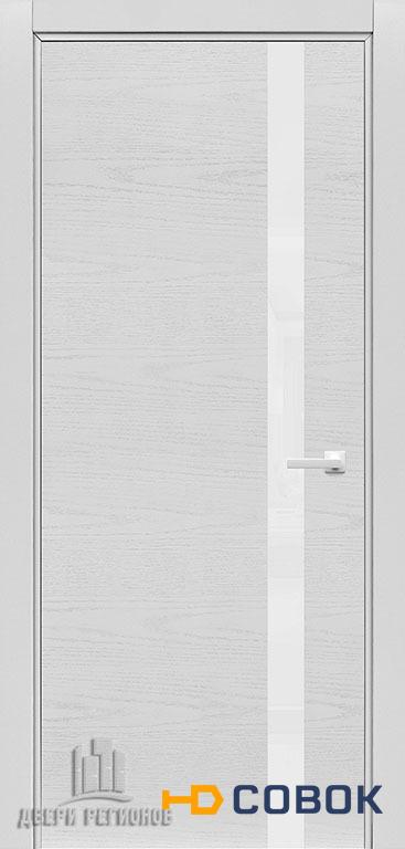 Фото Дверь межкомнатная S5 Белое стекло