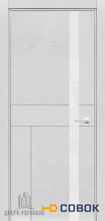 Фото Дверь межкомнатная S7 Белое стекло
