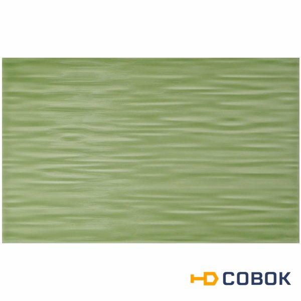 Фото Плитка настенная Сакура зелёный низ 02 25х40 (1,4м2/75,6м2)