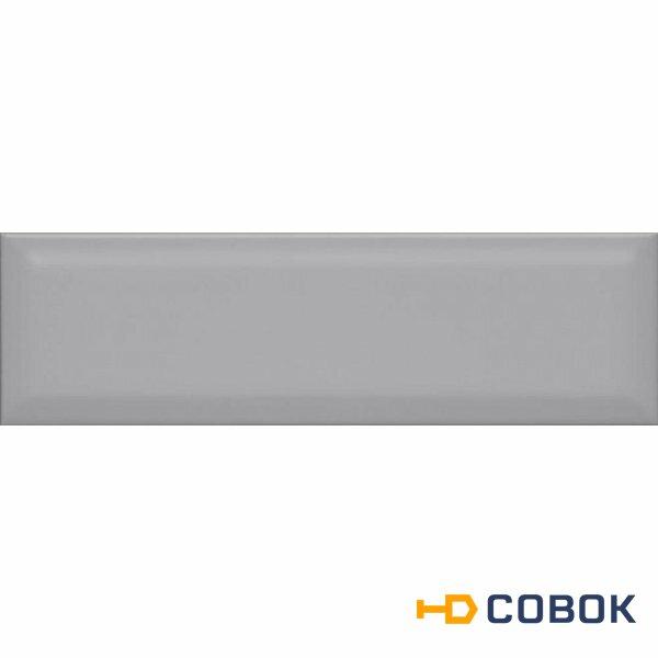 Фото 9014 плитка настенная Аккорд серый грань 8,5х28,5 (0,97м2/31,04м2/32уп)