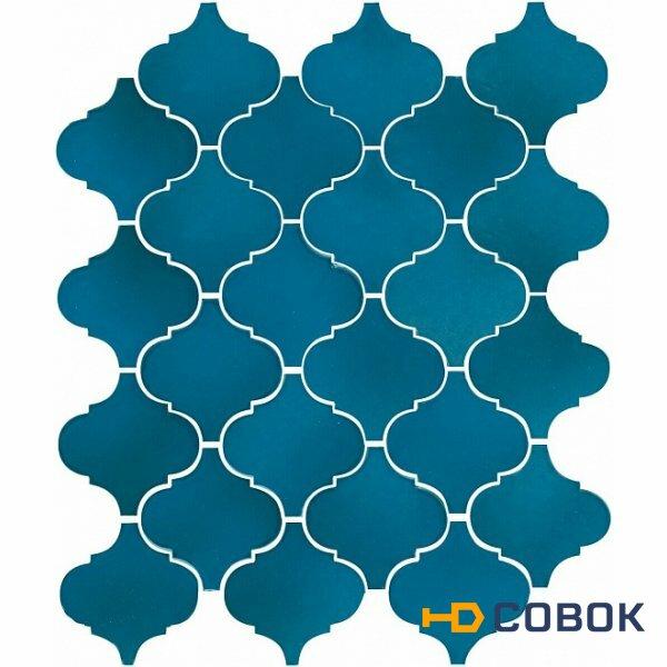 Фото 65007 плитка настенная Арабески Майолика синий 26х30 (0,59м2/28,32м2/48уп)