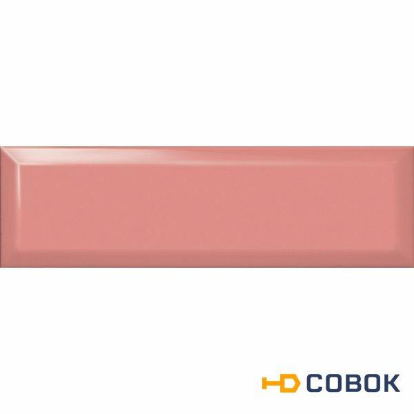Фото 9024 плитка настенная Аккорд розовый грань 8,5х28,5 (0,97м2/31,04м2/32уп)