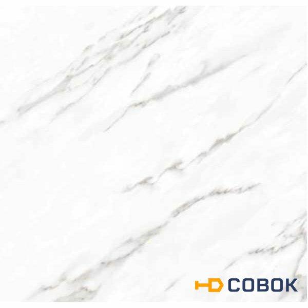 Фото Calcutta Marble белый 60х60 полир (1,44м2,57,6м2/40уп) керамогранит