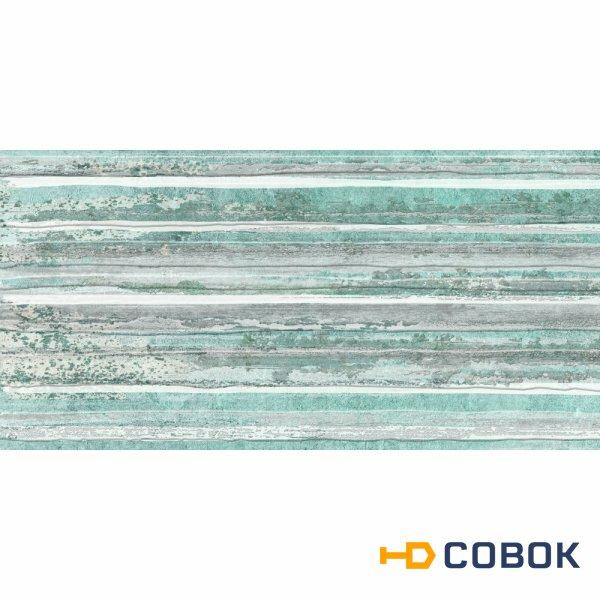 Фото Декор Блум бирюзовый (04-01-1-08-05-71-2341-0) 20х40 (10шт)