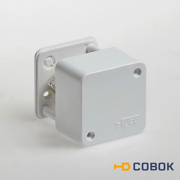 Фото Коробка ТУСО 65004 распаячная открытой установки для мини-каналов. 79х79х32 мм. Цвет - белый