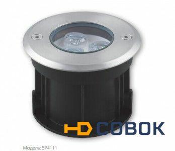 Фото СВЕТИЛЬНИК ТРОТУАРНЫЙ 3LED 3Watt 100*H80MM IP 67 SP4111