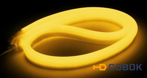 Фото Неоновая лента NeonLine, боковой изгиб, 12В, IP68, 5м, желтый