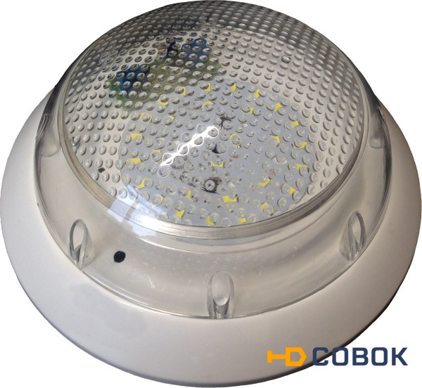 Фото Светодиодный светильник ЖКХ с оптико-акустическим датчиком 10 ватт