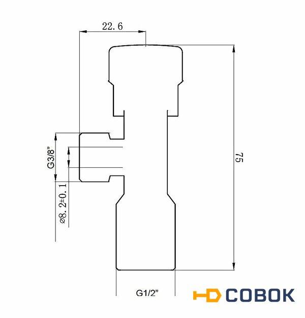 Фото Угловой кран Ideal Standard B7883AA