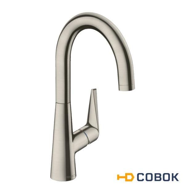 Фото Высокий кухонный смеситель 72814800 Hansgrohe Talis S (нерж.сталь)