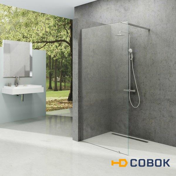 Фото Ravak GW9W00300Z1 Неподвижная стенка ST Walk-In Wall 600 x 2000 черный + транспарент