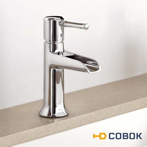 Фото Hansgrohe Talis Classic 14127000 Каскадный смеситель для раковины Natural