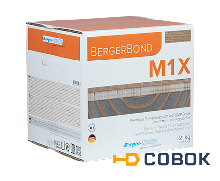 Фото Паркетный клей Berger-Seidle Bond M1X однокомпонетный эластичный полиуретановый 21кг Германия