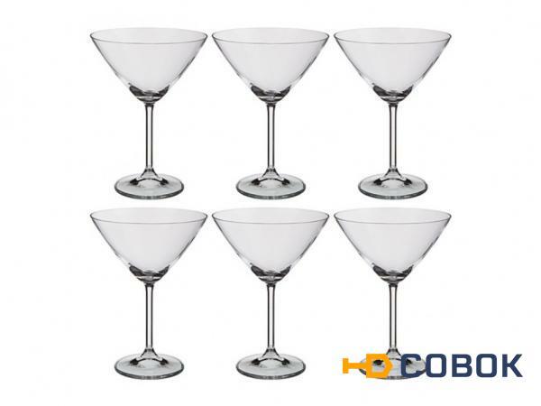 Фото Набор бокалов для коктейлей из 6 шт. "гастро" 280 мл. высота=18 см. Crystalite Bohemia (669-151)