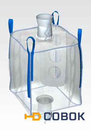 Фото Мешки мкр биг бэг 4 х стропные с люком