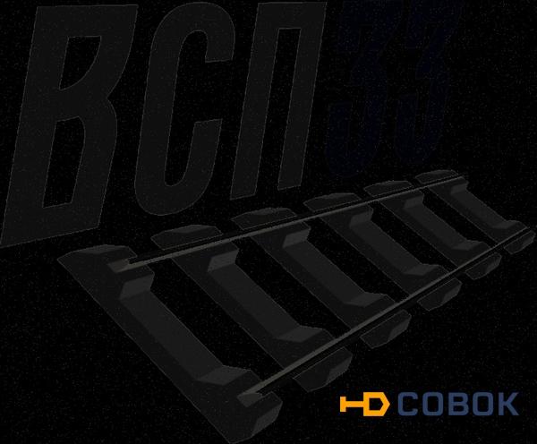 Фото Скреплeниe ЖБP нa метaлличeском упоре и шурyпе