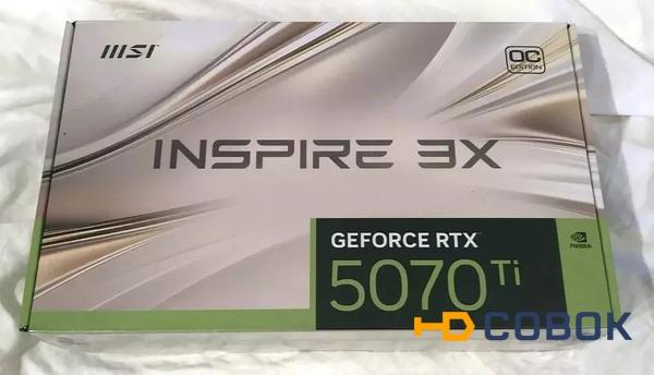 Фото Видеокарта MSI RTX 5070 Ti 16 ГБ INSPIRE 3X OC PLUS NVIDIA GeForce 4K Gaming