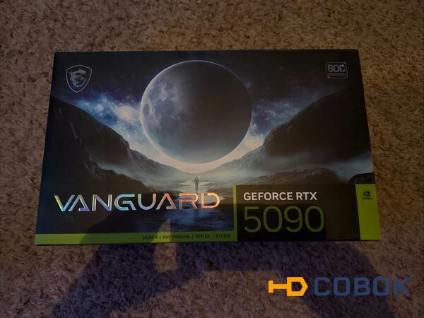 Фото New MSI GeForce RTX 5090 32GB GDDR7 Vanguard SOC Edition - Sealed