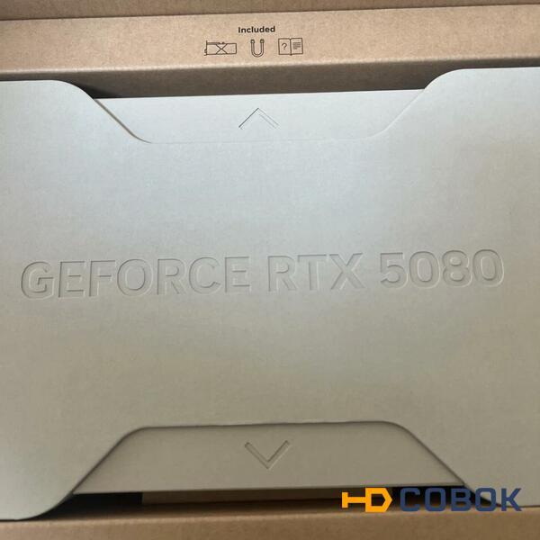 Фото Видеокарта NVIDIA GeForce RTX 5080 FE Founders Edition 16 ГБ GDDR7 — абсолютно новая