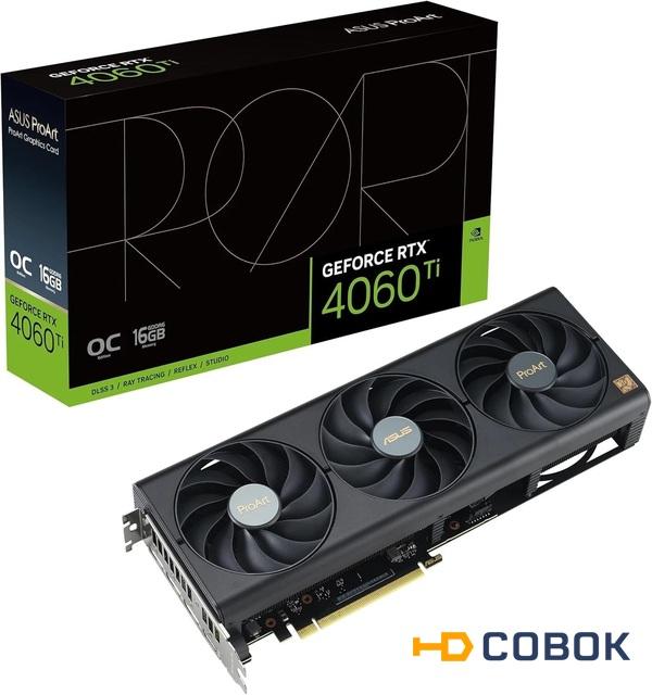 Фото Видеокарта ASUS ProArt GeForce RTX 4060 Ti 16 ГБ OC Edition GDDR6