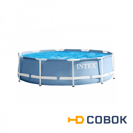 Фото Каркасный бассейн Intex Prism Frame Pool 26718 FR (366х122см) с фильтр-насосом и лестницей