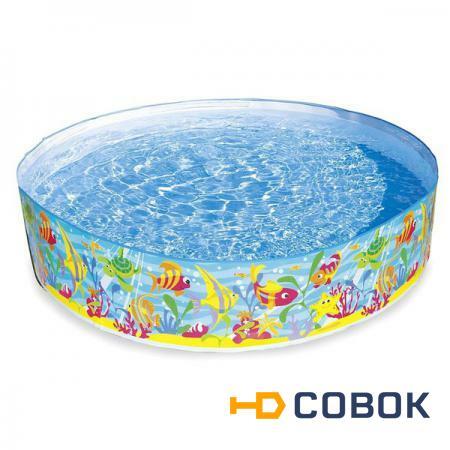 Фото Детский каркасный бассейн Intex 56452NP "Ocean Play Snapset Pool" 183x38 см