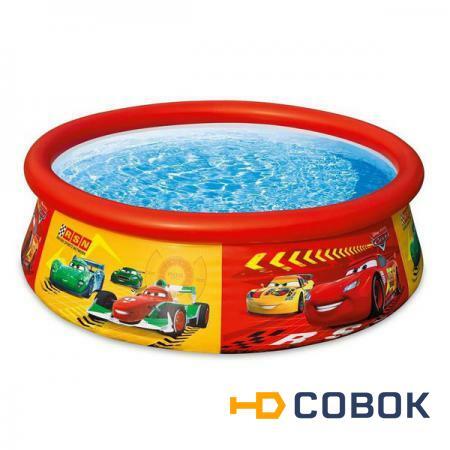 Фото Бассейн надувной Intex 28103 Easy Set "Тачки" Disney-Pixar (183х51см) 3+