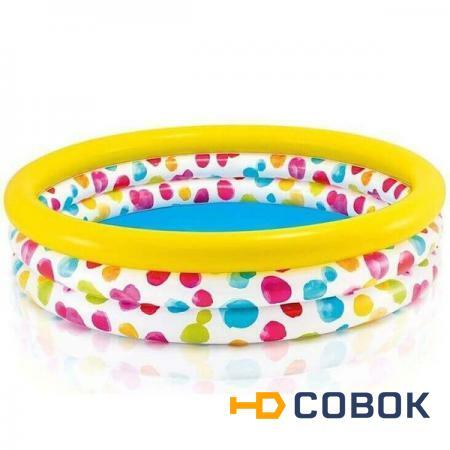 Фото Надувной бассейн для детей Intex 58449NP "Cool Dots Pool" 168х38см