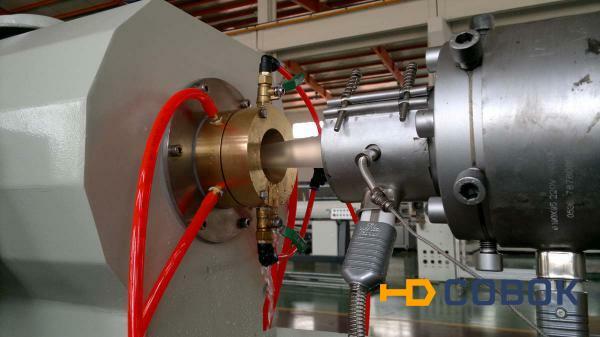 Фото Экструзионное оборудования для производства труб PE-RT используют для системы тёплых полов.