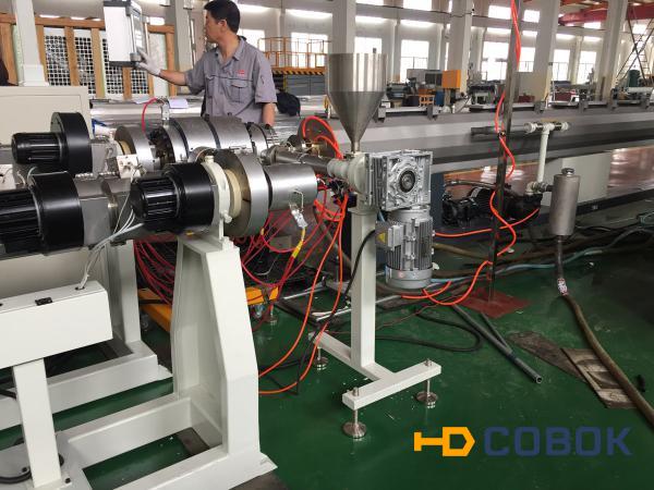 Фото Лучшая линия в Китае:оборудования для производства труб PPR со стекловолокном Диаметром 20-63мм