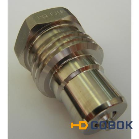 Фото Штекер БРС INOX RIVA IRK-M-1380-G резьба 3/8" BSP