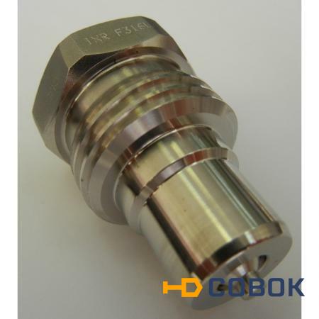 Фото Штекер БРС INOX RIVA IRK-M-1140-G резьба 1/4" BSP