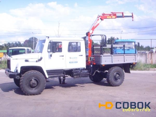 Фото Кран – манипулятор Amco Veba 807NT2S на шасси ГАЗ-33081