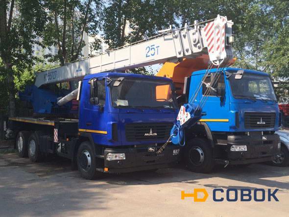 Фото Новый автокран КС-55727-С-12 Машека 25 тонн на шасси МАЗ-6312С3