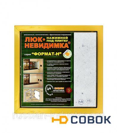 Фото Люк ревизионный под плитку 300х300 мм стальной