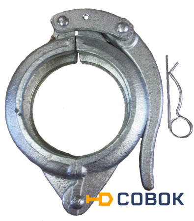 Фото Замок бетоновода рычажный 100 мм