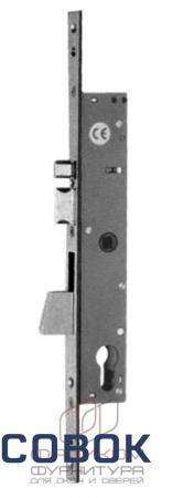 Фото Дверной врезной замок электромеханический ISEO 7818-02-25 узкий с дополнительным запирающим ригелем
