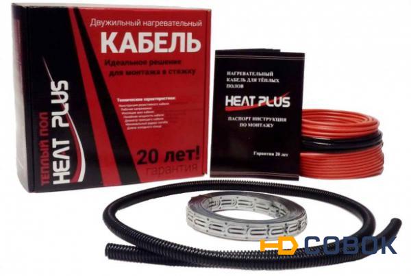 Фото Двужильный кабель HEAT PLUS SEGGI-CAB20 10 м 200 Вт