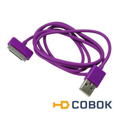 Фото Кабель USB Орбита BS-425 цветной (для iPhone4) 1м