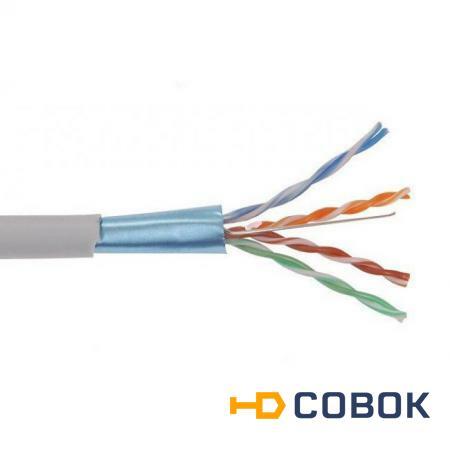 Фото F/UTP 4x2х24AWG категория 5E solid PVC (LC1-C5E04-311) кабель симметричный