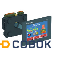 Фото SE Magelis SCU контроллер с панелью 5,7` с дискр и аналоговыми входами/выходами Schneider Electric HMISCU8B5