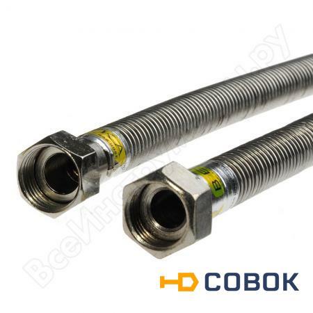 Фото Сильфонная подводка для газа TUBOFLEX 1/2"х1,0 м в/в ИС.100664