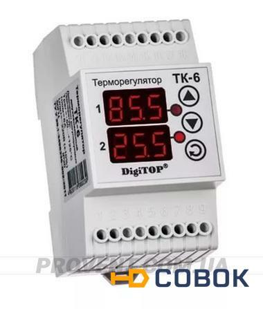 Фото Терморегулятор DigiTOP ТК-6 (двохканальный