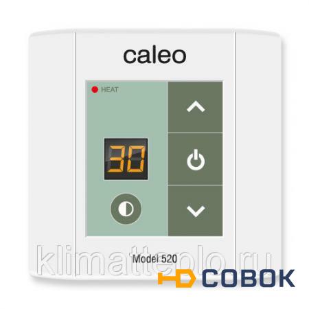 Фото Терморегулятор CALEO 520 накладной цифровой 2 кВт