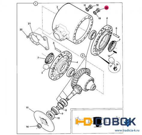 Фото Болт сливной 816/M3848 на JCB 3CX