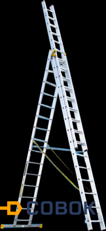 Фото Лестницы трёхсекционные усиленные