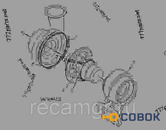 Фото Турбина CAT 211-6964
